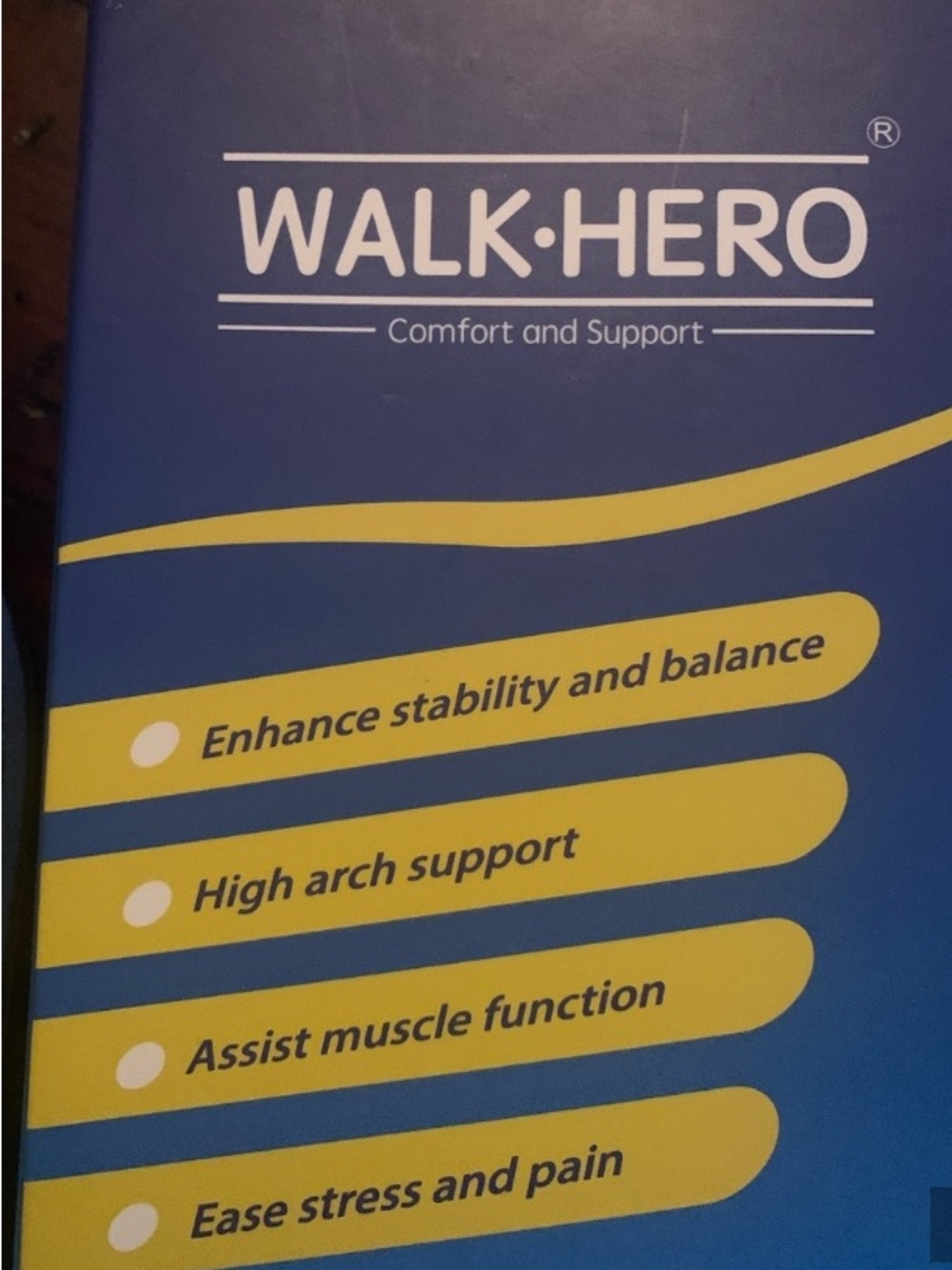 Unisex WALK•HERO Comfort & Support Insoles